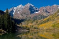 Autumn Maroon Bells Royalty Free Stock Photo