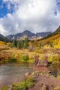 Autumn at Maroon Bells Aspen Colorado Royalty Free Stock Photo