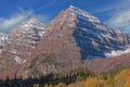 Autumn Maroon Bells Royalty Free Stock Photo