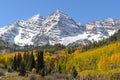 Autumn at Maroon Bells Royalty Free Stock Photo