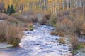 Autumn Maroon Creek Royalty Free Stock Photo