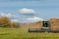 Autumn meadow for mowing grass Royalty Free Stock Photo