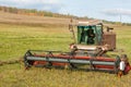 Autumn meadow for mowing grass Royalty Free Stock Photo