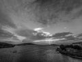 Autumn mediterranean rocky and seascape