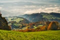 Autumn mists from Selciansky diel