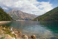 Autumn in Montenegro. View of Bay of Kotor Adriatic Sea