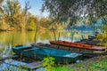 Fisihing in River Bodrog Tokaj Royalty Free Stock Photo