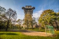 Augarten Park in Fall, Vienna, Austria