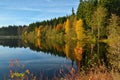 Autumn mood at a lake