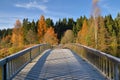 Autumn mood at a lake