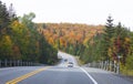 An Autumn morning on Highway 60 in Algonquin Park, Canada Royalty Free Stock Photo