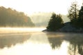 Autumn Morning on a Northern Lake