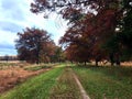 A autumn morning at Valley Forge National Historic Park located in Valley Forge, Pennsylvania, USA Royalty Free Stock Photo