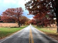 A autumn morning at Valley Forge National Historic Park located in Valley Forge, Pennsylvania, USA Royalty Free Stock Photo