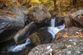 Autumn mountain colors of Old River  Stara reka  , located at Central Balkan national park in Bulgaria. Royalty Free Stock Photo