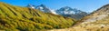 Autumn mountain landscape panorama Royalty Free Stock Photo