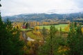 Autumn mountains and forests in Telemark, Norway