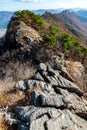 Autumn In the Mountains - Naejangsan South Korea Royalty Free Stock Photo