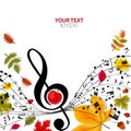 Autumn musical background