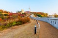 Autumn of Namsan Tower in Seoul,South Korea Royalty Free Stock Photo