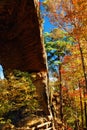 Autumn at Natural Bridges, Kentucky