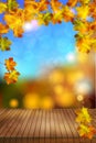 Autumn natural landscape. Vector