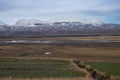 Autumn nature with pastures and mountains, Iceland