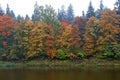 Ogre river in city of Ogre, Latvija.