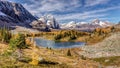 Autumn at the Opabin Plateau Royalty Free Stock Photo