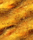 Autumn orange yellow background design with layers of textured in warm square diamond and squares shapes