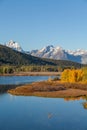 Autumn at Oxbow Bend Royalty Free Stock Photo