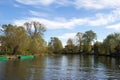 Autumn panorama of the Trubezh river and its picturesque banks. Pereslavl-Zalessky. Russia. Royalty Free Stock Photo