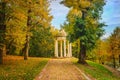 Autumn landscape in the Park of Nalchik, Russia