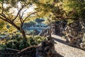 the autumn in the park of Suzhou Garden in China