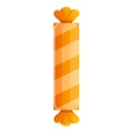 Autumn party bonbon icon, cartoon style