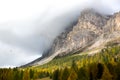 Autumn at Passo Falzarego, Dolomites, Italian Alps