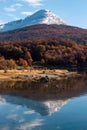 Autumn in Patagonia. Cordillera Darwin, Tierra del Fuego