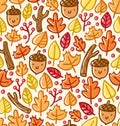 Autumn pattern Royalty Free Stock Photo