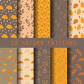 Autumn pattern set