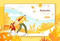 Autumn people landing page