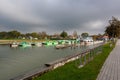 Autumn pictures of lake Neusiedler See Royalty Free Stock Photo