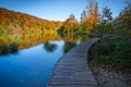 Autumn in Plitvice Jezera Lakes Park, Croatia