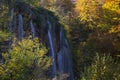 Autumn on Plitvice Lakes National Park Royalty Free Stock Photo