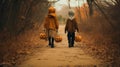 Autumn Pumpkin Walk: A Stereotype Photography Journey With Two Kids