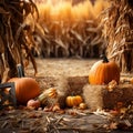 Autumn Pumpkins Backdrop, Autumn Cake Smash Backdrop, studio digital backdrop