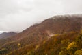 Autumn rainy day in La Garrotxa, Spain Royalty Free Stock Photo