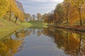 Autumn reflection in copenhague Royalty Free Stock Photo