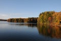 Autumn Reflection in a Lake