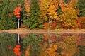 Autumn reflections Royalty Free Stock Photo