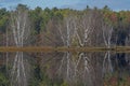 Autumn Reflections Big Twin Lake